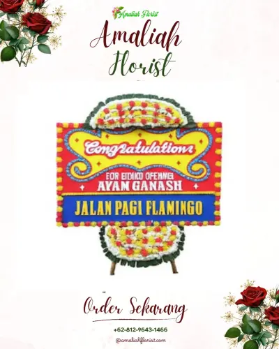 Bunga Papan Congratulation di Lolomboli
